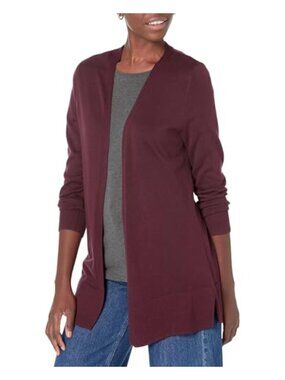 Women's Lightweight Long Sleeve Open Front Cardigan Sweater Long Length